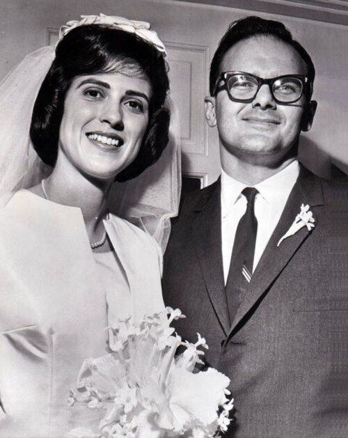 Norma and Lamar Hunt getting married in Texas on January 22, 1964