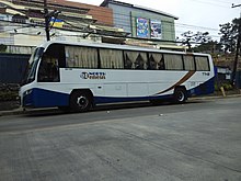 North Genesis 7749 at SM City Baguio, a former bus unit of Dagupan Bus. North Genesis 7740.jpg
