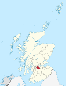 Poziția regiunii North Lanarkshire