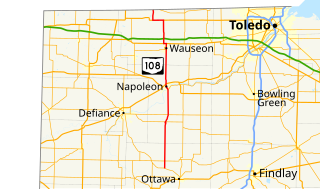 Ohio State Route 108 highway in Ohio