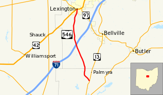 Ohio State Route 546 highway in Ohio