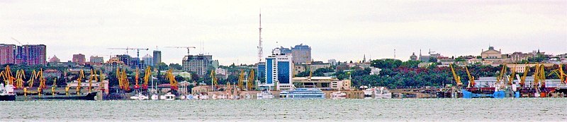 Sintraal Odessa, fan de Swarte See ôf sjoen