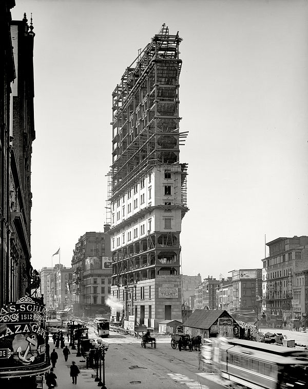 Under construction in 1903