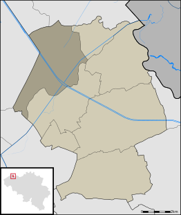 Kaart van Oostkerke