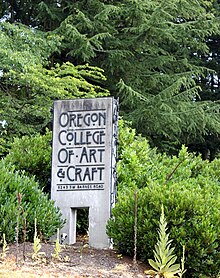 Entrance to the school Oregon College of Art and Craft entrance - Portland Oregon.jpg