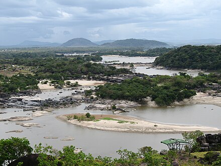 Rapids of the Orinoco River, near Puerto Ayacucho airport, Venezuela