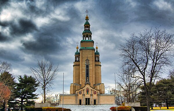 St. Andrew Memorial Church in South Bound Brook, New Jersey was constructed as a memorial honoring victims of the Holodomor and serves as the headquar