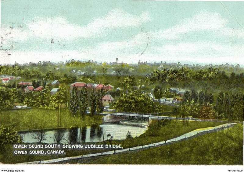 File:Owen Sound Juiblee Bridge postcard front.jpg