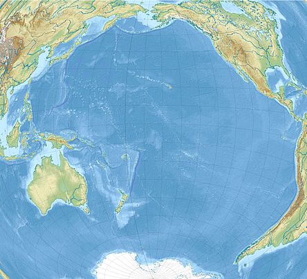 Location map Ramusis vandenynas