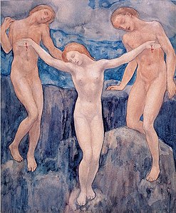 Towards the Infinite (Kamila Gibran, mother of the artist), 1916 (Metropolitan Museum of Arts)