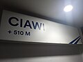 Papan nama stasiun Ciawi 2024.