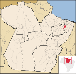 Kaart van São Domingos do Capim