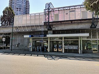 <span class="mw-page-title-main">Patterson station (SkyTrain)</span> Metro Vancouver SkyTrain station