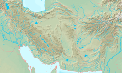 Karte der iranischen Hochebene