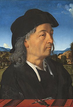 Giuliano da Sangallo arcképe, Piero di Cosimo műve