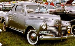 Le coupé Plymouth modèle P12 de 1941