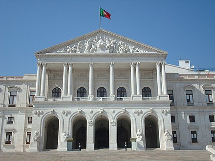 The Assembly of the Republic is housed in São Bento Palace in Lisbon.