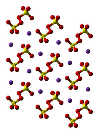 <span class="mw-page-title-main">Potassium persulfate</span> Chemical compound