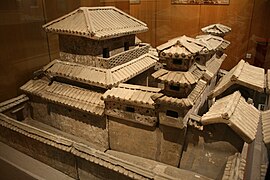 Han Dynasty pottery palace created for elite burial