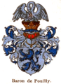 Original arms of the Pouilly family