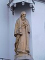 Praha - Dejvice, Wuchterlova 5, socha J. A. Komenského