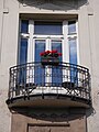 Praha - Smíchov, Janáčkovo nábřeží 9, balkón