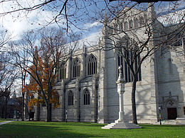 Princeton University Chapel where Cappon's funeral was held