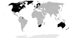 Protestant majority countries in 1938.
