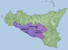 Ecclesiastical province of Agrigento Provincia ecclesiastica Agrigento.png