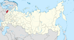 Oblast de Pskov - Emplacement