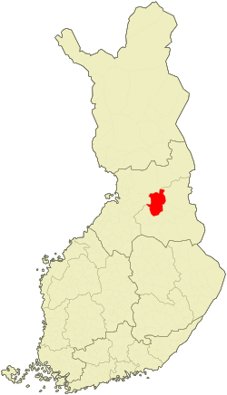 Location of Puolanka in Finland