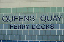 Tiles showing station name and Ferry Docks destination QueensQuayTTC7.jpg