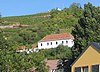 Haus Nitzsche, Sternwarte Radebeul (oben im Hintergrund)