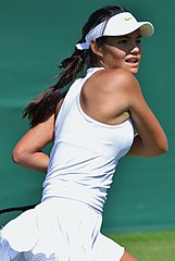 Image 12Emma Raducanu, 2021 women's singles champion. It was her first Major singles title. (from US Open (tennis))