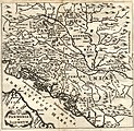 Karta iz 1661. god., u kojoj se ime Rascia nalazi u Banatu i Sirmiji