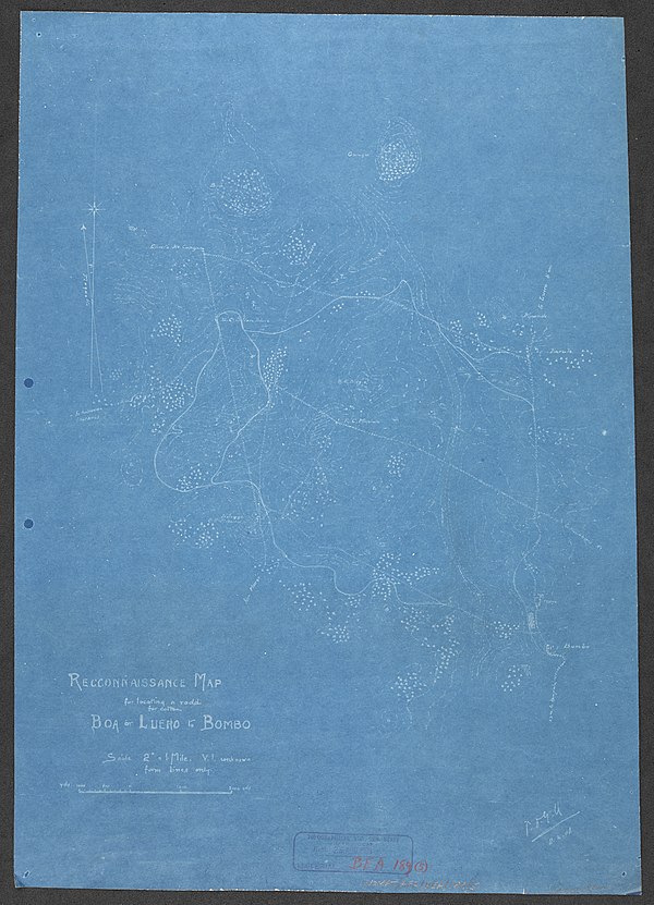 600px recconnaissance map for locating a rodd for cotton. boa or luero to bombo %28womat afr bea 189 5%29