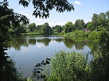 A lake known as Retsee which is located on the plateau. Retsee Hoenow2.JPG