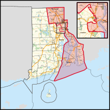 Rhode Island's 1st congressional district in Providence (since 2023).svg