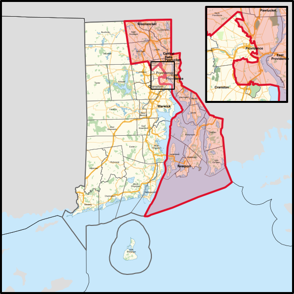 600px Rhode Island's 1st Congressional District In Providence (since 2023).svg 