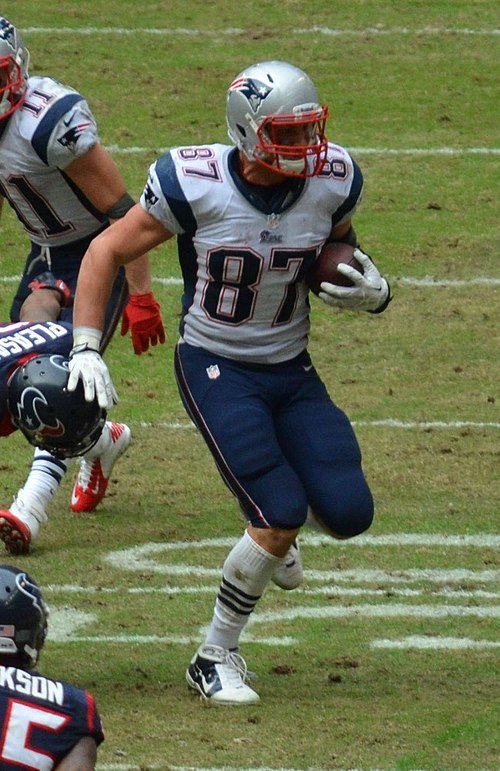 At 6'6" and 265 lbs., New England Patriots tight end Rob Gronkowski, a four-time first-team All-Pro, was large even by contemporary standards.