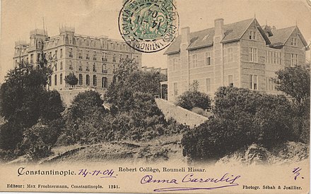 Robert College was founded in 1863 in Istanbul by Cyrus Haimlin and Christopher Robert. The school began its education program in the theology building of the American Missioners Commission. Today, the school is a secular leading-private school.