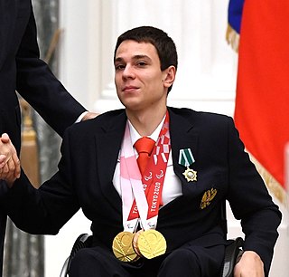 Roman Zhdanov Russian Paralympic swimmer