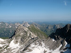 Rotgundspitze y Linkerskopf de Heilbronner Weg