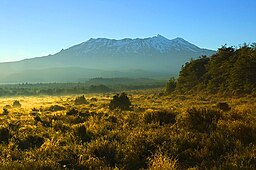 Berget Ruapehu som gett namn åt distriktet