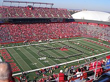 Rutgers' SHI Stadium on the Busch Campus in Piscataway, New Jersey. Rutgers Stadium, Piscataway, New Jersey, USA - panoramio - Gary Miotla.jpg