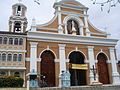 Vista frontal de la iglesia de San Sebastián