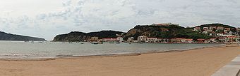 The bay, view from the beach