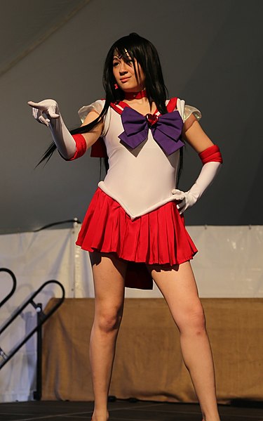 Sailor Mars has become a popular subject of cosplay.