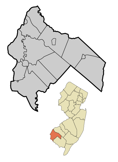 File:Salem County New Jersey Incorporated and Unincorporated areas Carneys Point Highlighted.svg