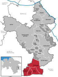 Samtgemeinde Heeseberg - Carte